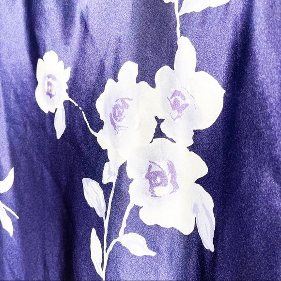 Vintage Halston Satin Peignoir Rose Maxi Sheer Feminine Dainty Dress - Picture 9 of 12